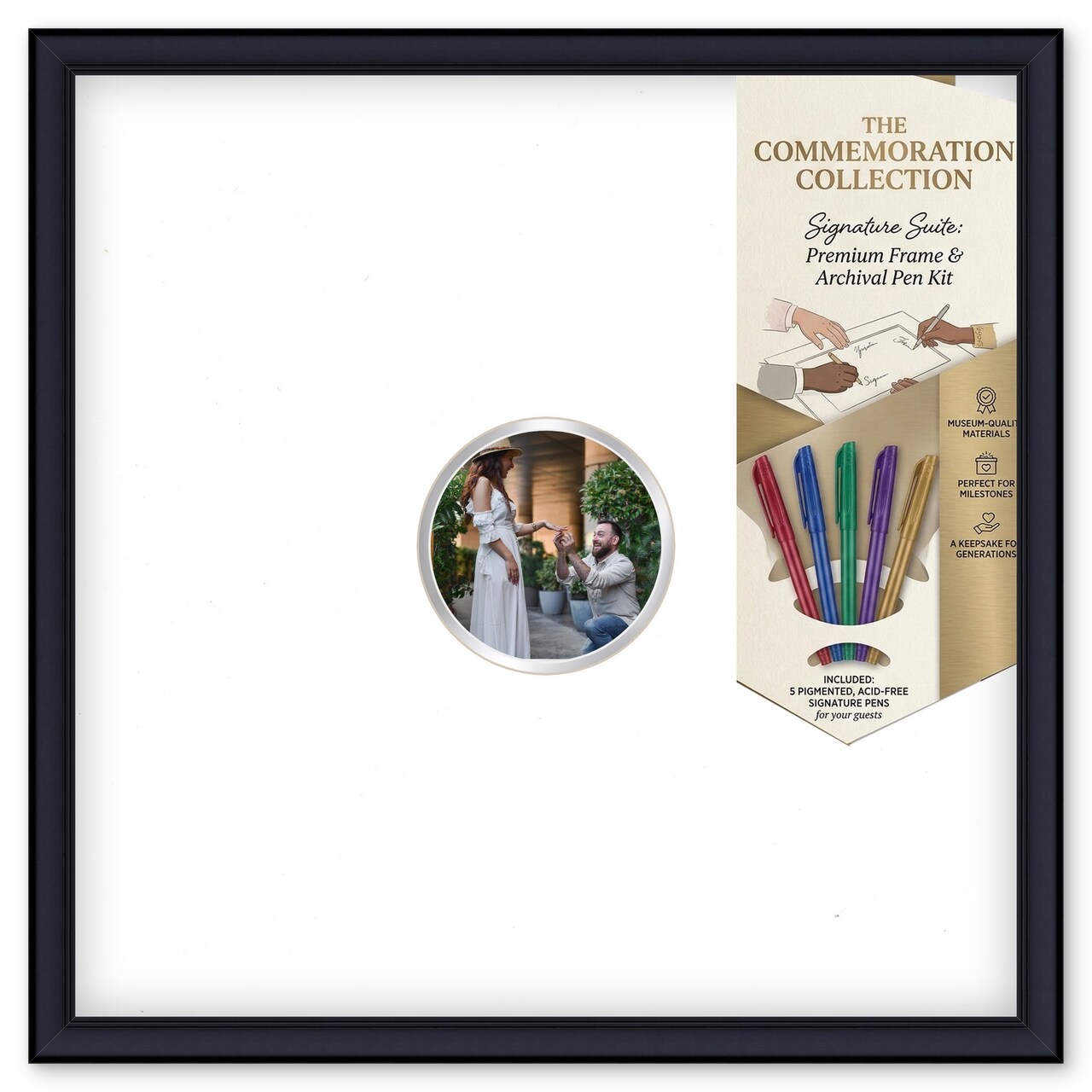 CustomPictureFrames.com Signature Frame - Multiple Sizes Made in the USA